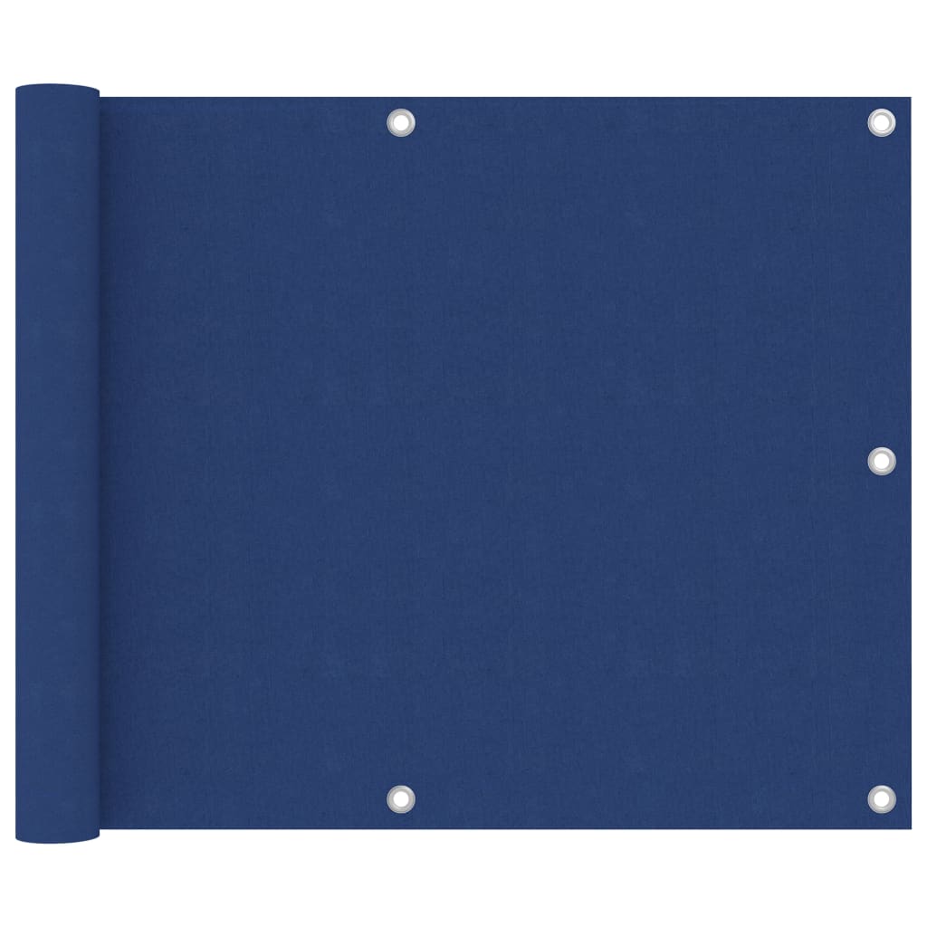 Vidaxl Balkon Bildschirm 75x500 cm Oxford Stoff blau