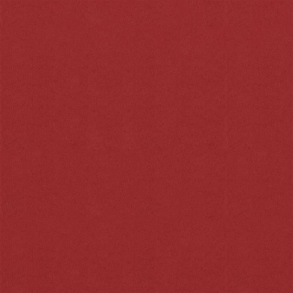 Écran de balcon Vidaxl 75x600 cm Oxford Fabric Red