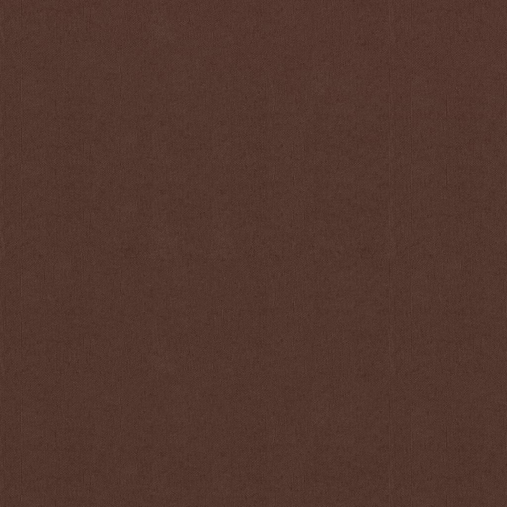 Vidaxl Balkon Bildschirm 90x400 cm Oxford Stoff braun
