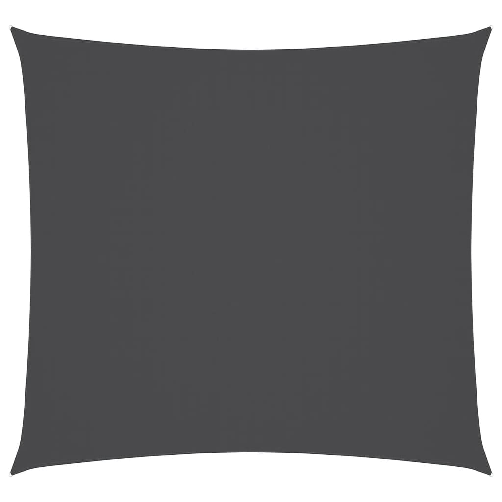 Vidaxl Sunchade Square 4x4 M Oxford Stoffanthrazit -geläutet