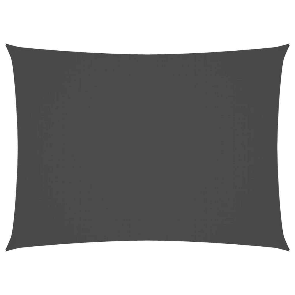 VIDAXL Sunshade Rechteck 2,5 x 4,5 M Oxford Stoffanthrazit -geläutet
