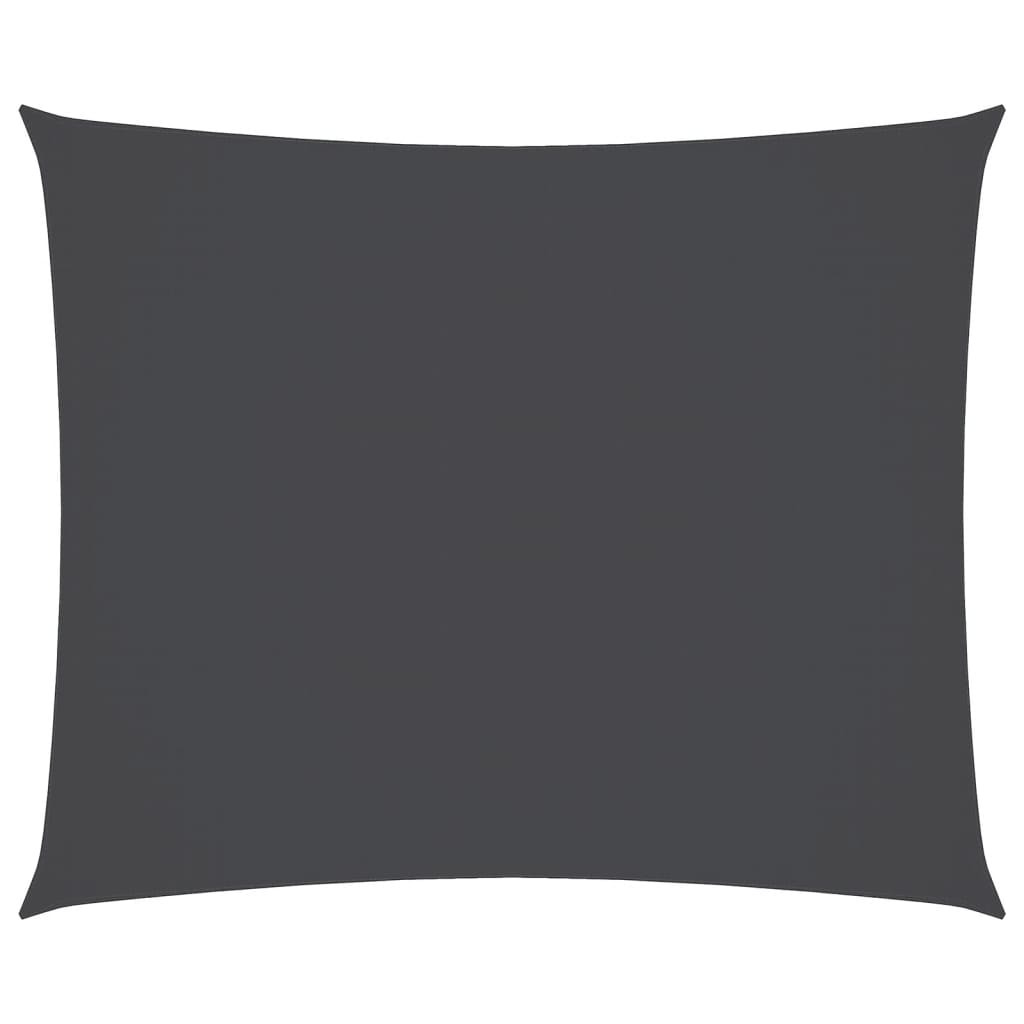 VIDAXL Sunshade Rechteck 3,5 x 4,5 M Oxford Stoffanthrazit -geläutet