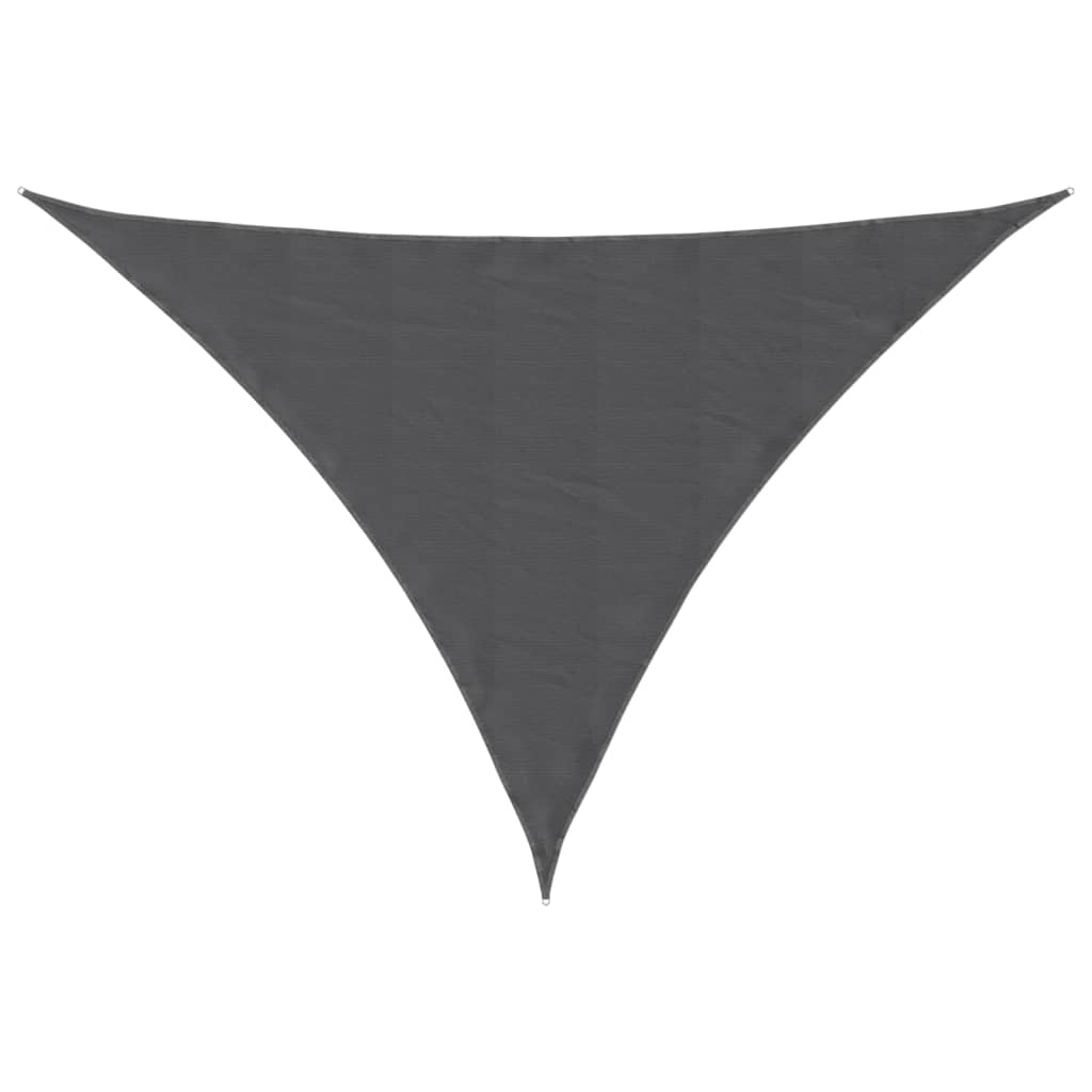 Vidaxl Sunshade Triangular 3x4x5 M Oxford Stoffanthrazit -gelöscht