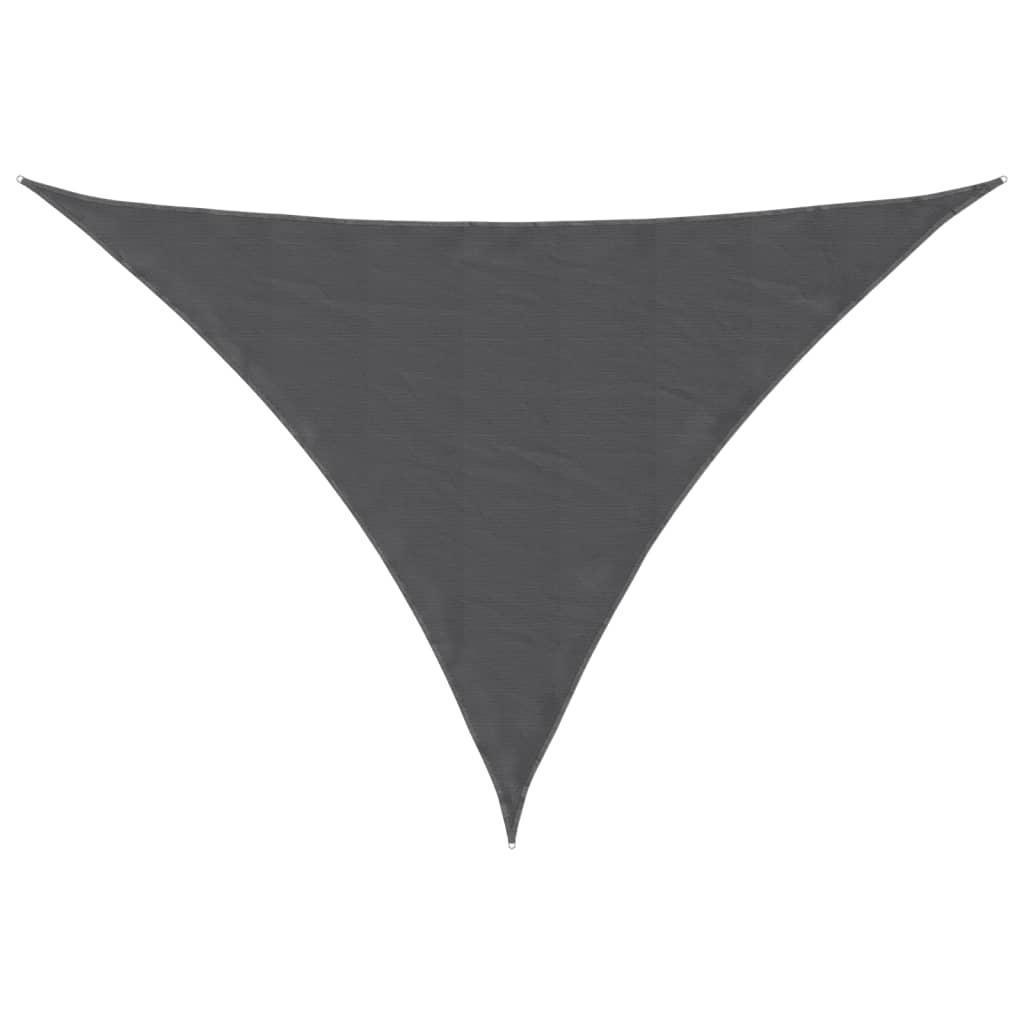Vidaxl Sunshade Triangular 4x4x5,8 M Oxford Stoffanthrazit -gelöscht