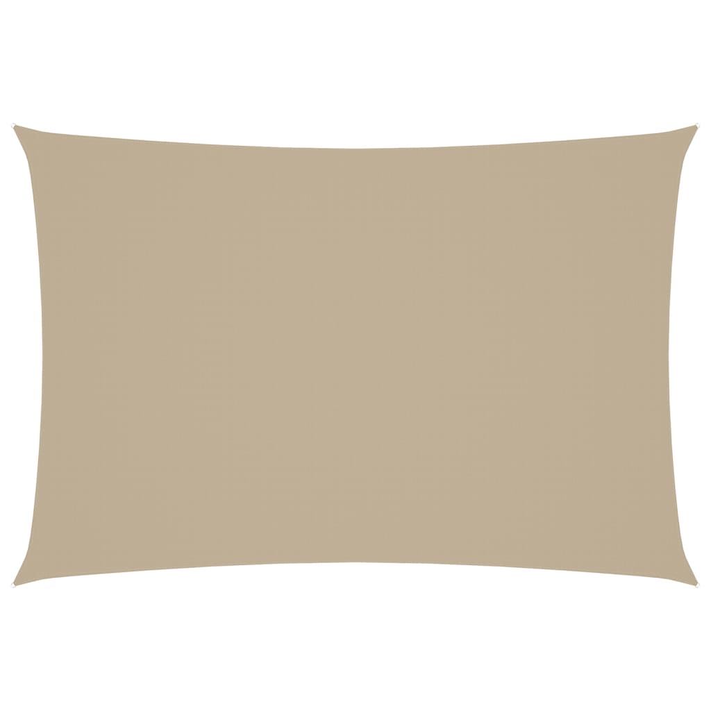 VIDAXL Sunshade Rechteck 2,5 x 4,5 M Oxford Stoff Beige