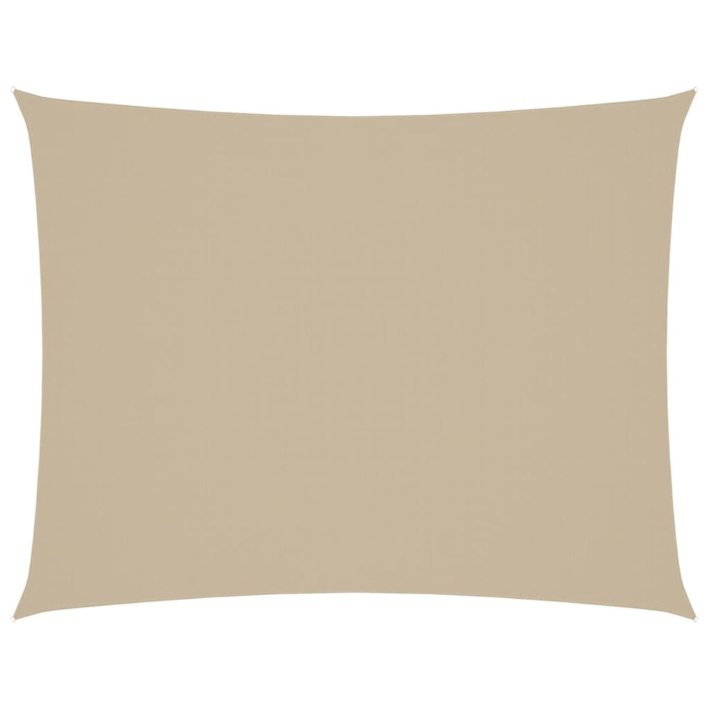 Vidaxl Sunshade Rectangular 3x4.5 m Oxford Fabric beige