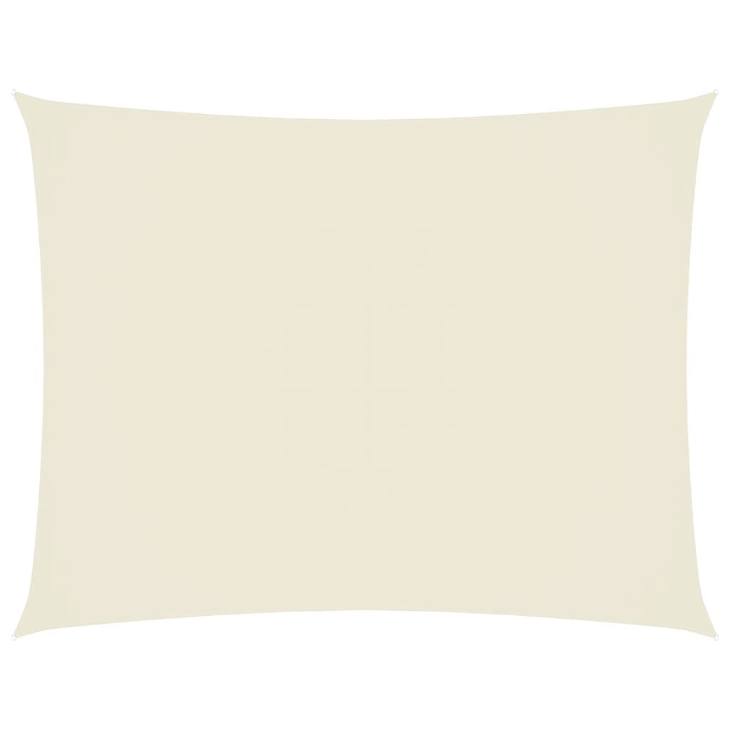 Vidaxl Sonnenschutz Rechteck 2x3,5 M Oxford Stoffcreme -gelöscht