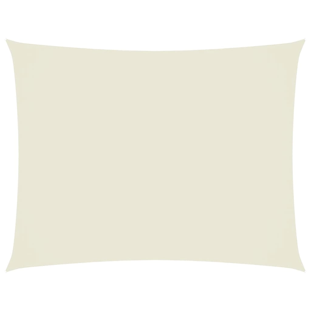 Vidaxl zonnescherm rechthoekig 2,5x3,5 m oxford stof crèmekleurig