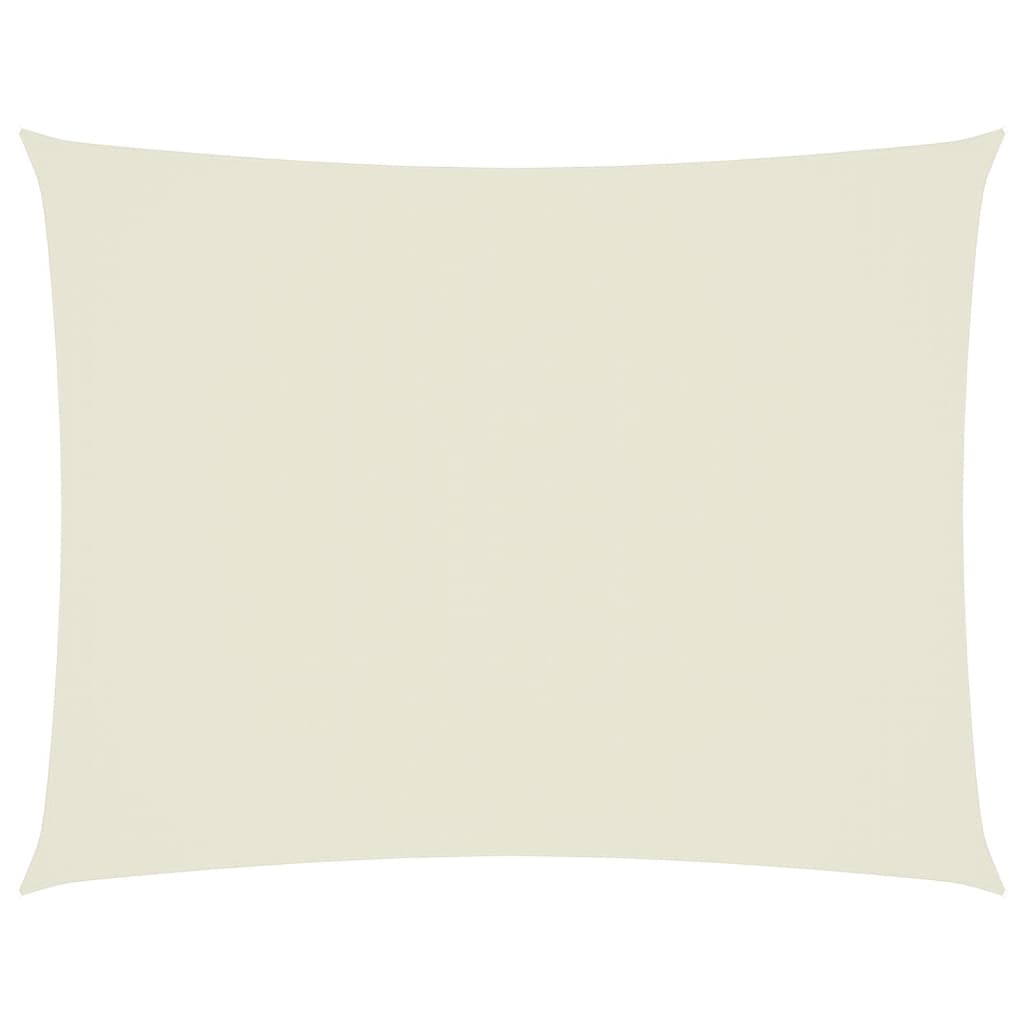 VIDAXL Sunshade Rechteckige 6x7 M Oxford Stoff Crème -Colored