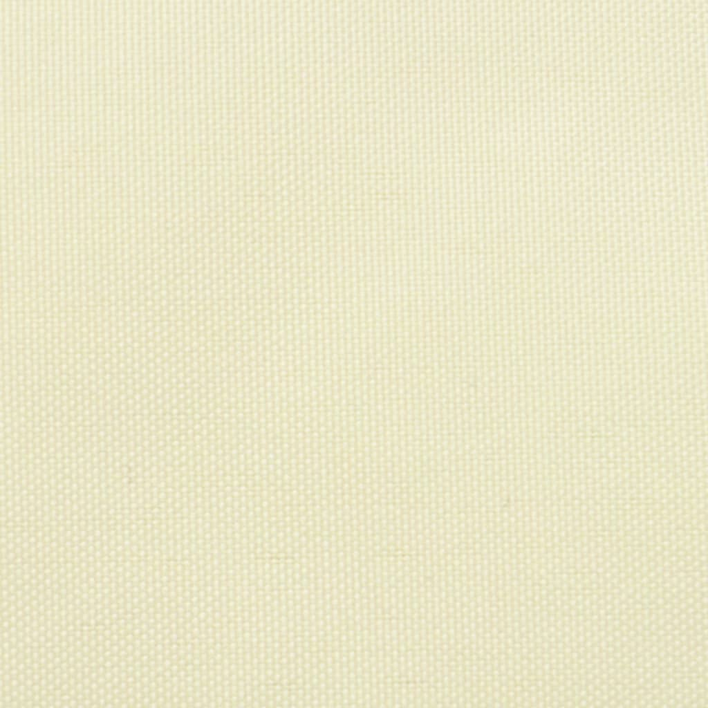 Vidaxl trapezium sun sail 3.5x4 m oxford fabric cream-colored