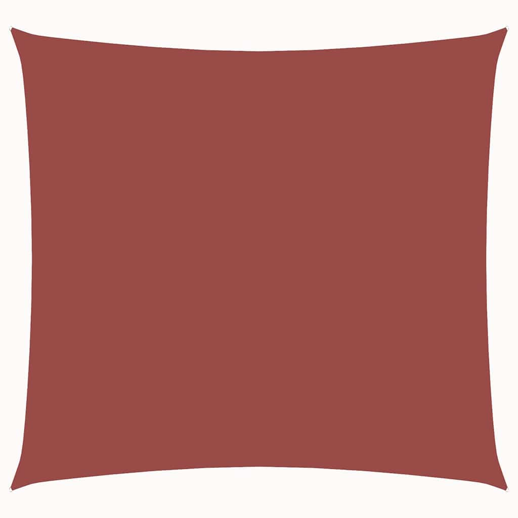 Vidaxl Sunchade Square 3x3 M Oxford Stoff Terrakotta -gelenkt
