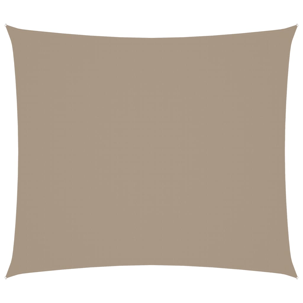 VIDAXL Sunshade Rechteck 2x2,5 M Oxford Stofftaupe