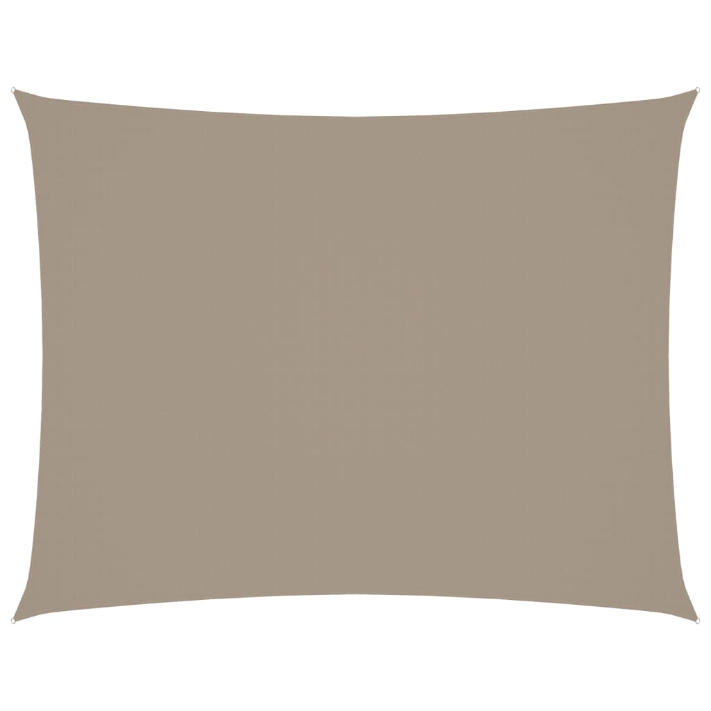 VIDAXL Sunshade Rechteck 2,5 x 4 M Oxford Stofftaupe