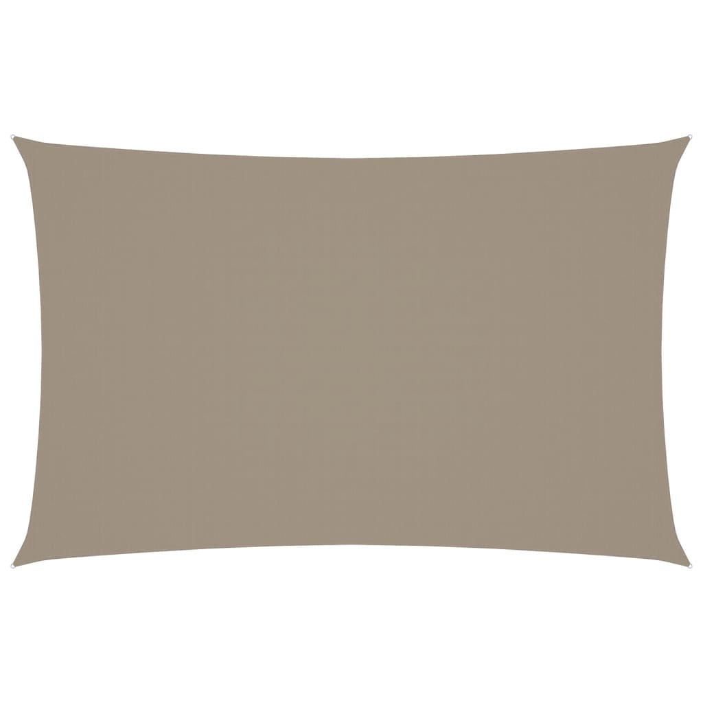 VIDAXL Sunshade Rechteck 2,5 x 5 M. Oxford Stofftaupe