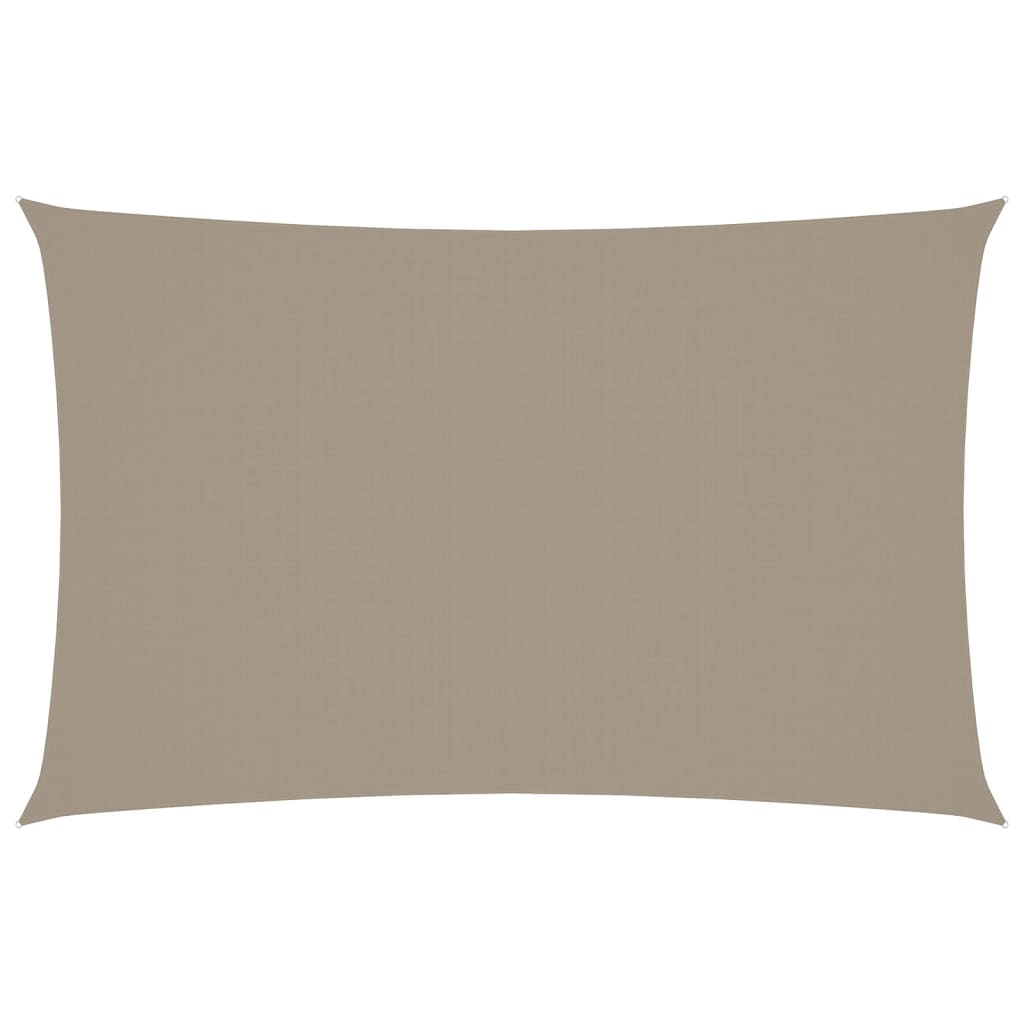 VIDAXL Sunshade Rechteckige 4x7 M Oxford Stofftaupe