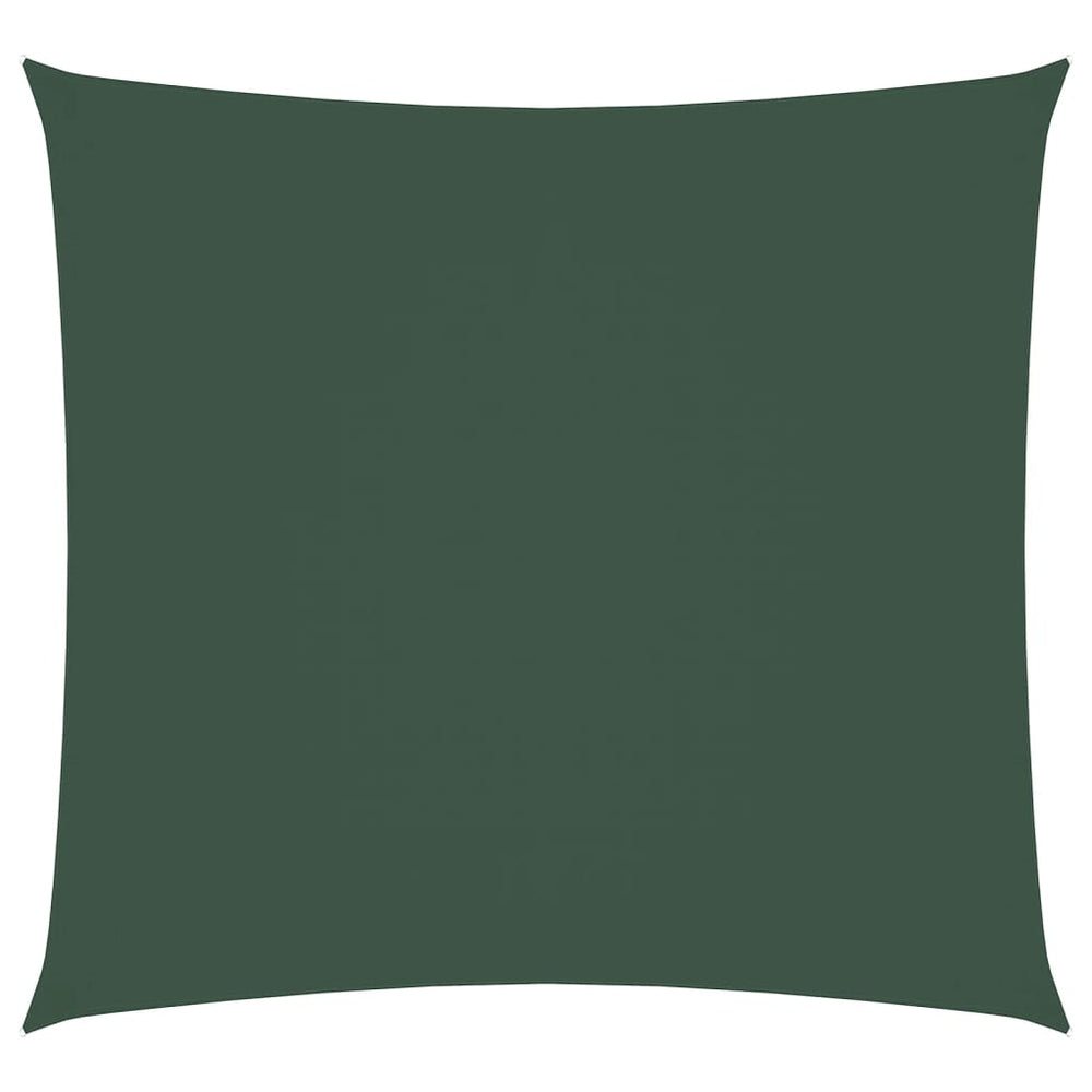Vidaxl Sunshade Square 3x3 m Oxford Tissu vert foncé