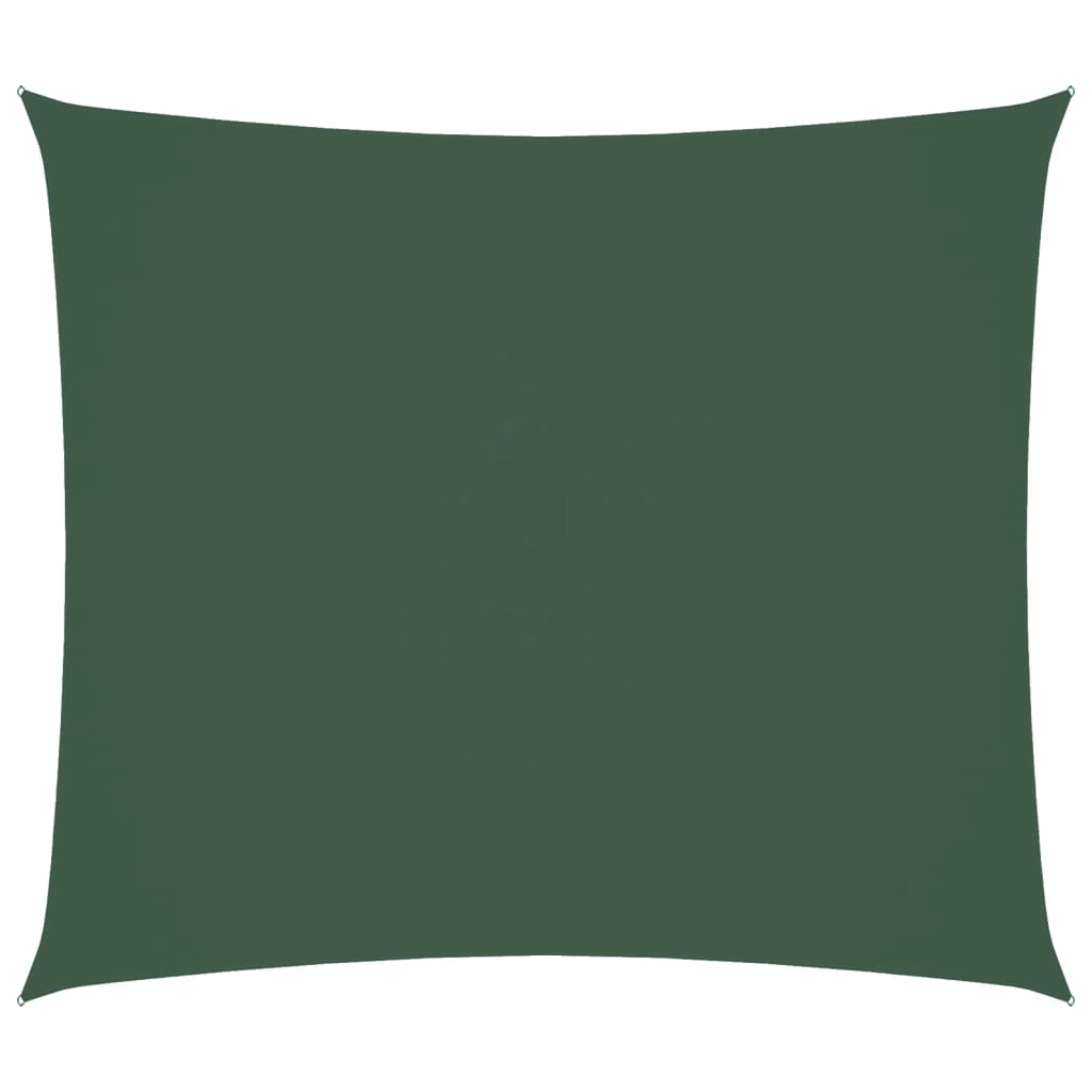 Vidaxl Sonnenschatten rechteckig 2,5 x 3 M. Oxford Stoff dunkelgrün