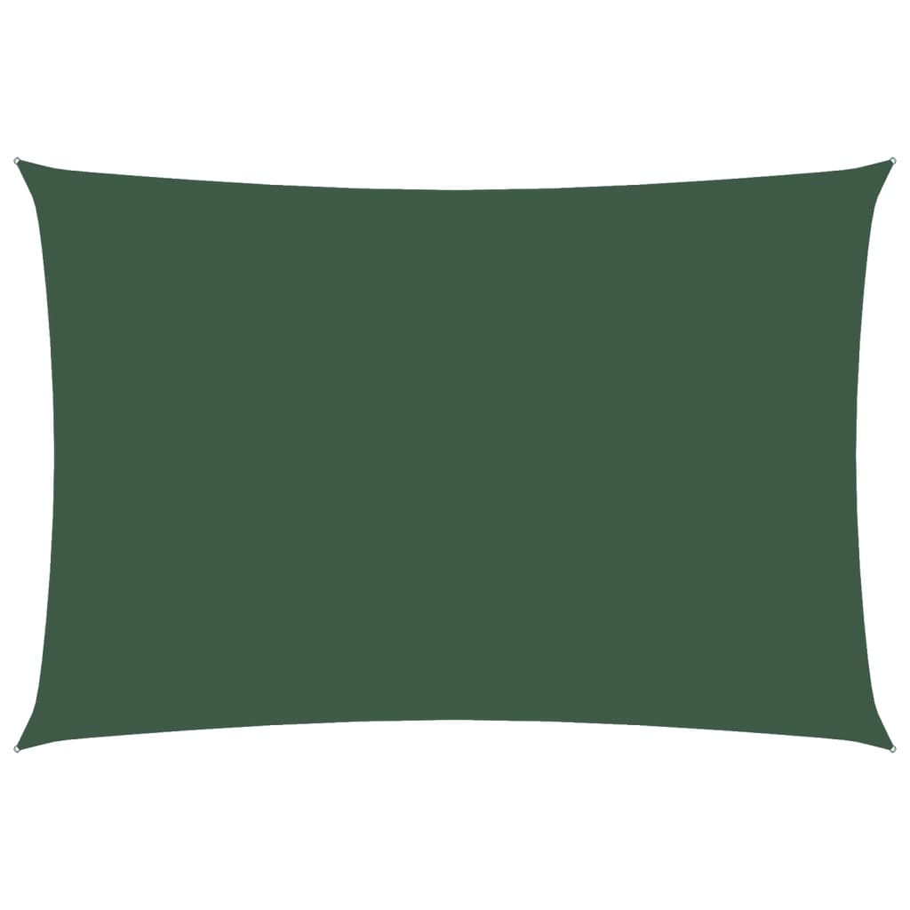 Vidaxl Sonnenschatten Rechteckig 3x5 M Oxford Stoff dunkelgrün