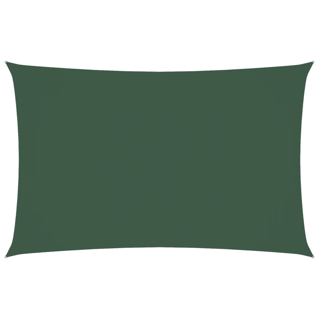 Vidaxl Sonnenschirm Rechteckige 4x7 M Oxford Stoff dunkelgrün