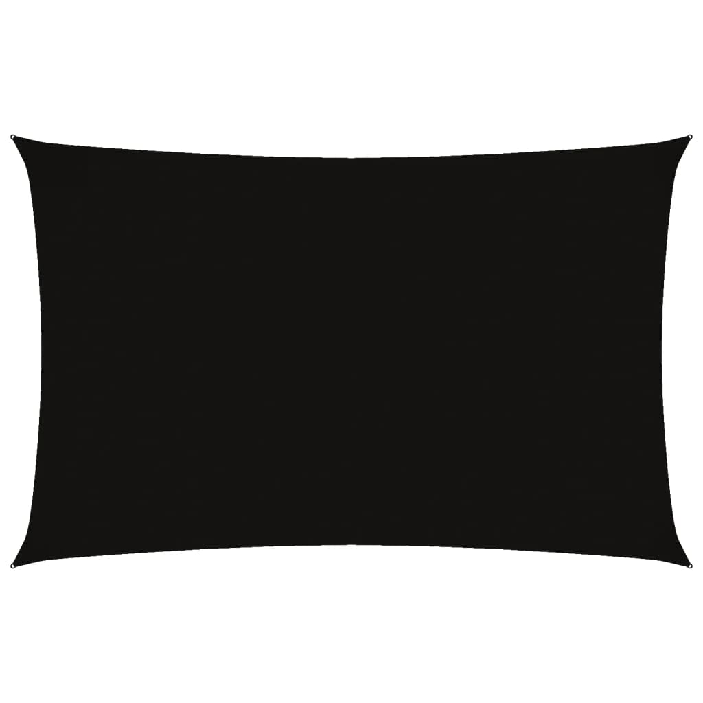 Vidaxl Sunshade Rectangular 2.5x5 M Oxford Fabric Negro