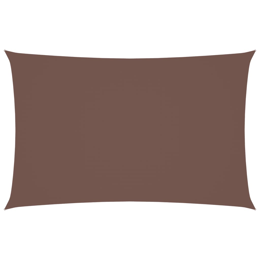 Vidaxl Sonnenschutz Rechteck 2x5 M Oxford Stoffbraun