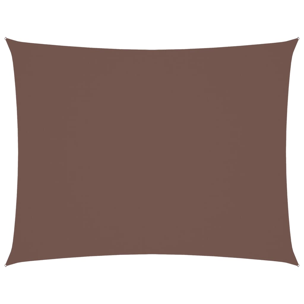 Vidaxl Sonnenschatten rechteckig 2,5 x 3,5 m Oxford Stoffbraun
