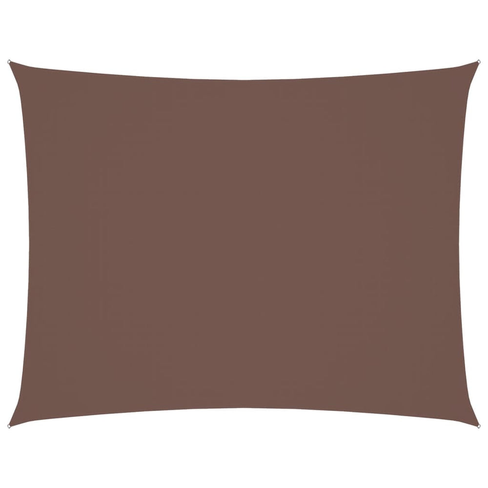 Vidaxl rectangular sunshade 2.5x4 m oxford fabric brown