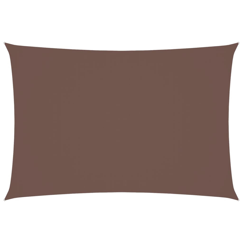 Vidaxl Sonnenschatten rechteckig 2,5 x 4,5 M Oxford Stoffbraun