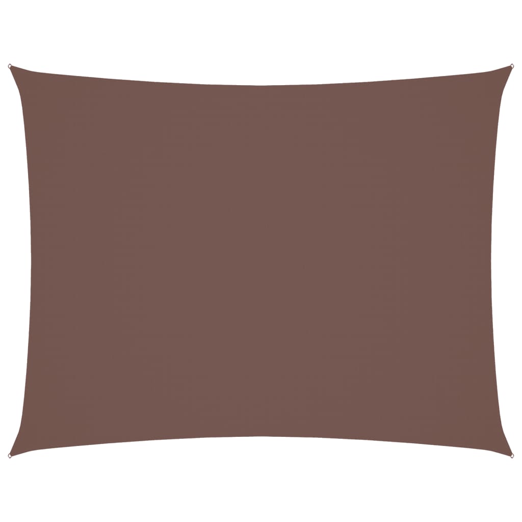 Vidaxl Sonnenschutz Rechteck 3x4 M Oxford Stoffbraun