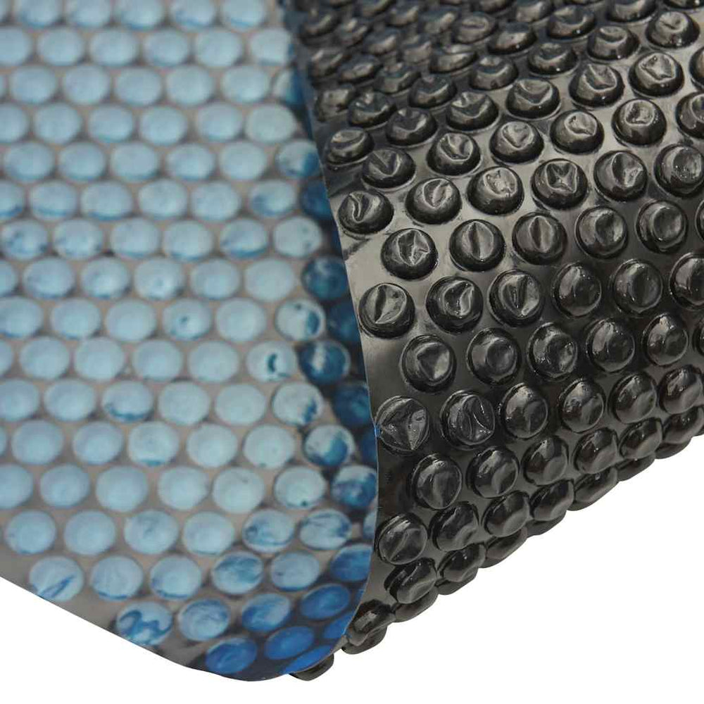 Vidaxl zwembadfolie solar drijvend 549 cm pe zwart en blauw