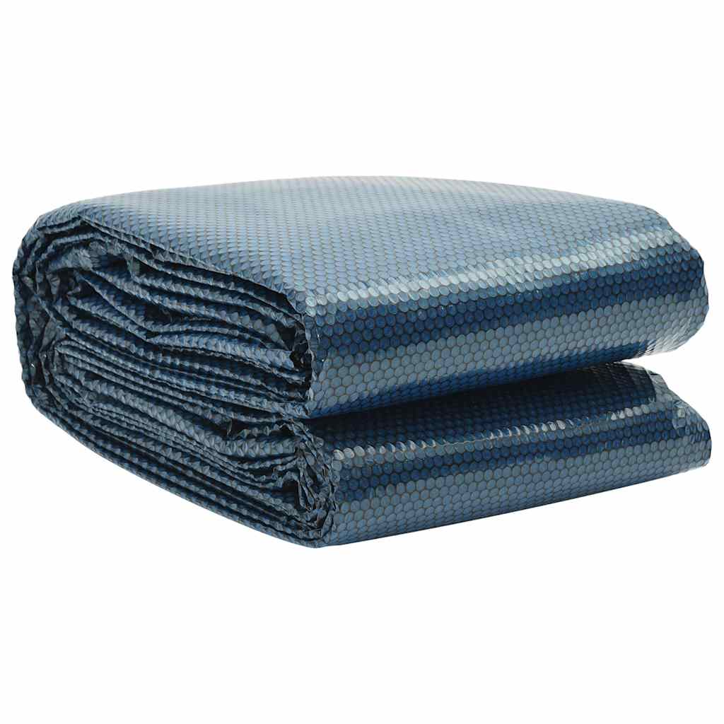 Vidaxl solar floating pool liner 549x274 cm PE black and blue