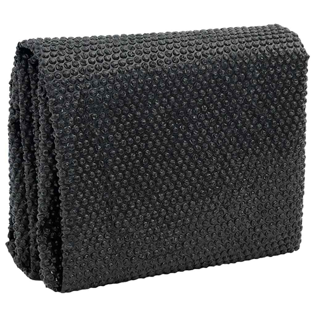 Vidaxl zwembadfolie solar drijvend 600x300 cm pe zwart en blauw