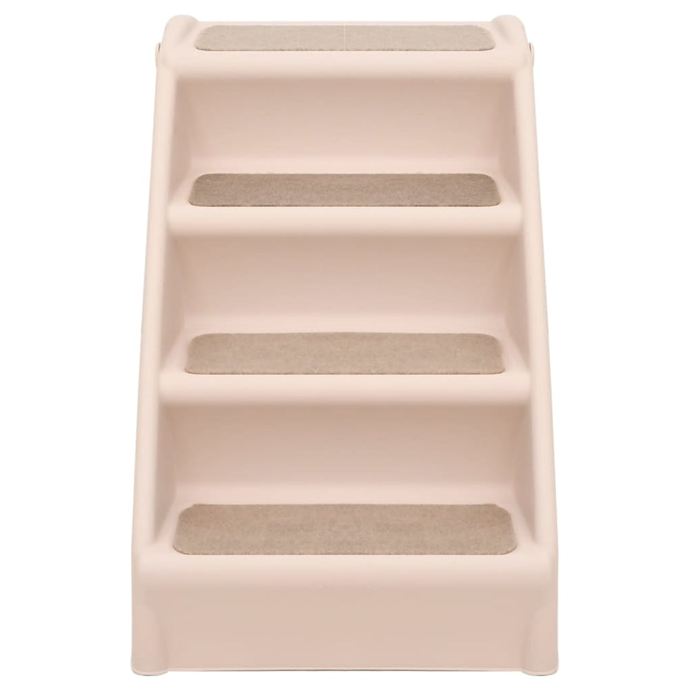 Vidaxl Hundetreppe faltbare 62 x 40 x 49,5 cm Creme