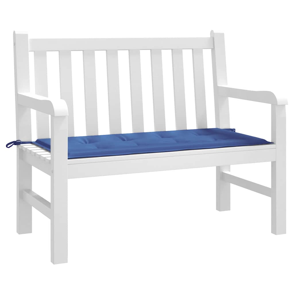 Vidaxl jardin banc coussin 120x50x4 cm oxford tissu royal bleu