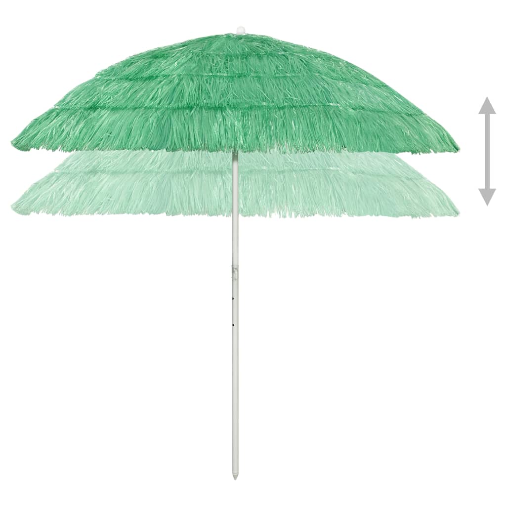 Vidaxl Strandparasol Hawaii 240 cm Grün