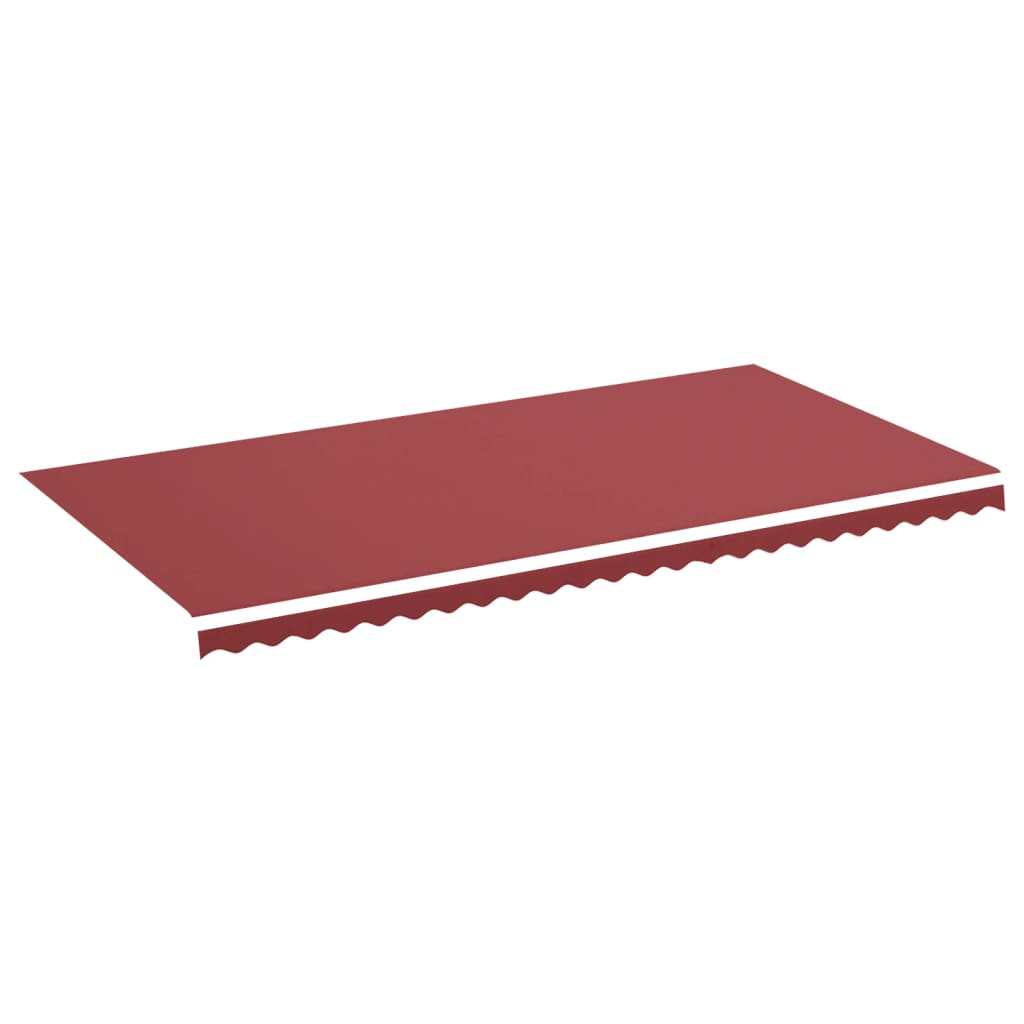 Vidaxl replacement canvas for awning 6x3 m burgundy red