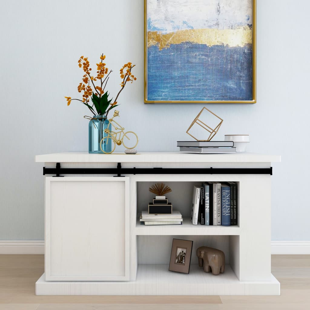 VIDAXL -Suspension für Mini -Skiver -Tür 122 cm Kohlenstoffstahl