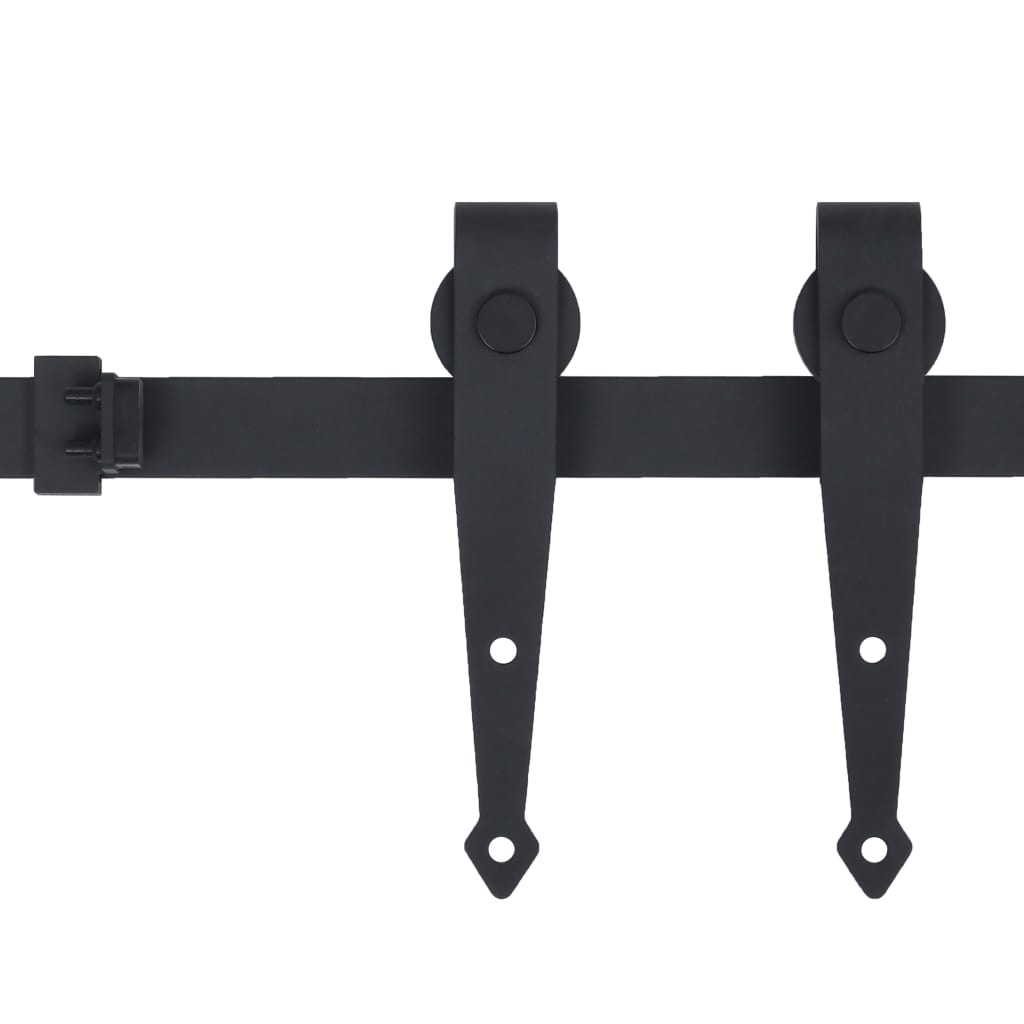 Ensemble de suspension Vidaxl pour une mini-porte en acier au carbone 152 cm