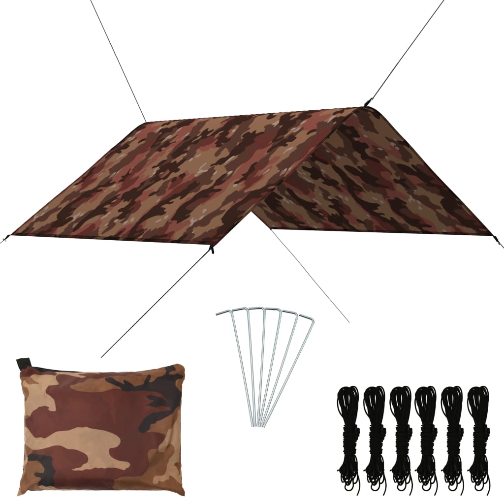Vidaxl tarpaulin 3x2.85 m camouflage
