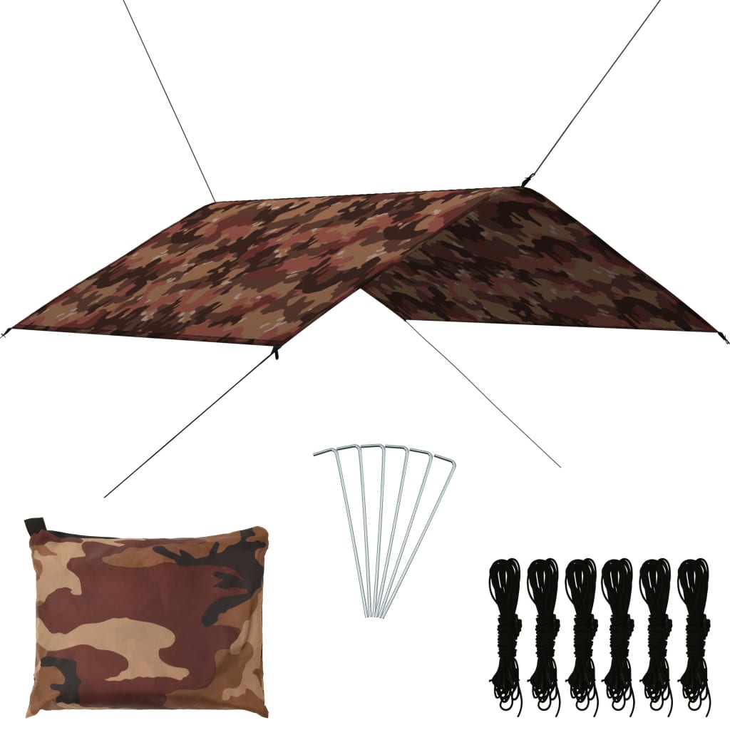 Vidaxl Cover Sail 4x4 M Camouflage