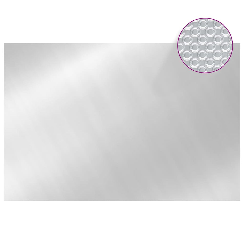 Vidaxl Pool Cover 300x200 CM PE Silver Colored