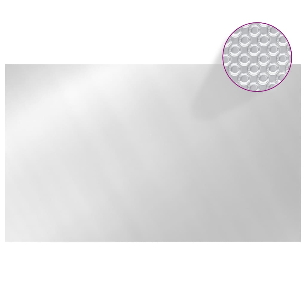 Vidaxl rectangular swimming pool cover 500x300 cm pe silver-colored