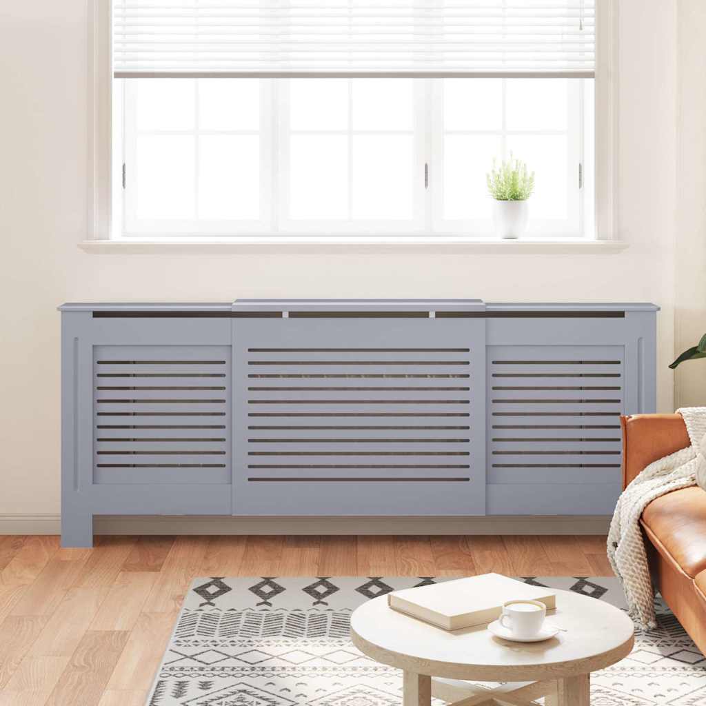 Construction de radiatorom vidaxl 205 cm mdf gris
