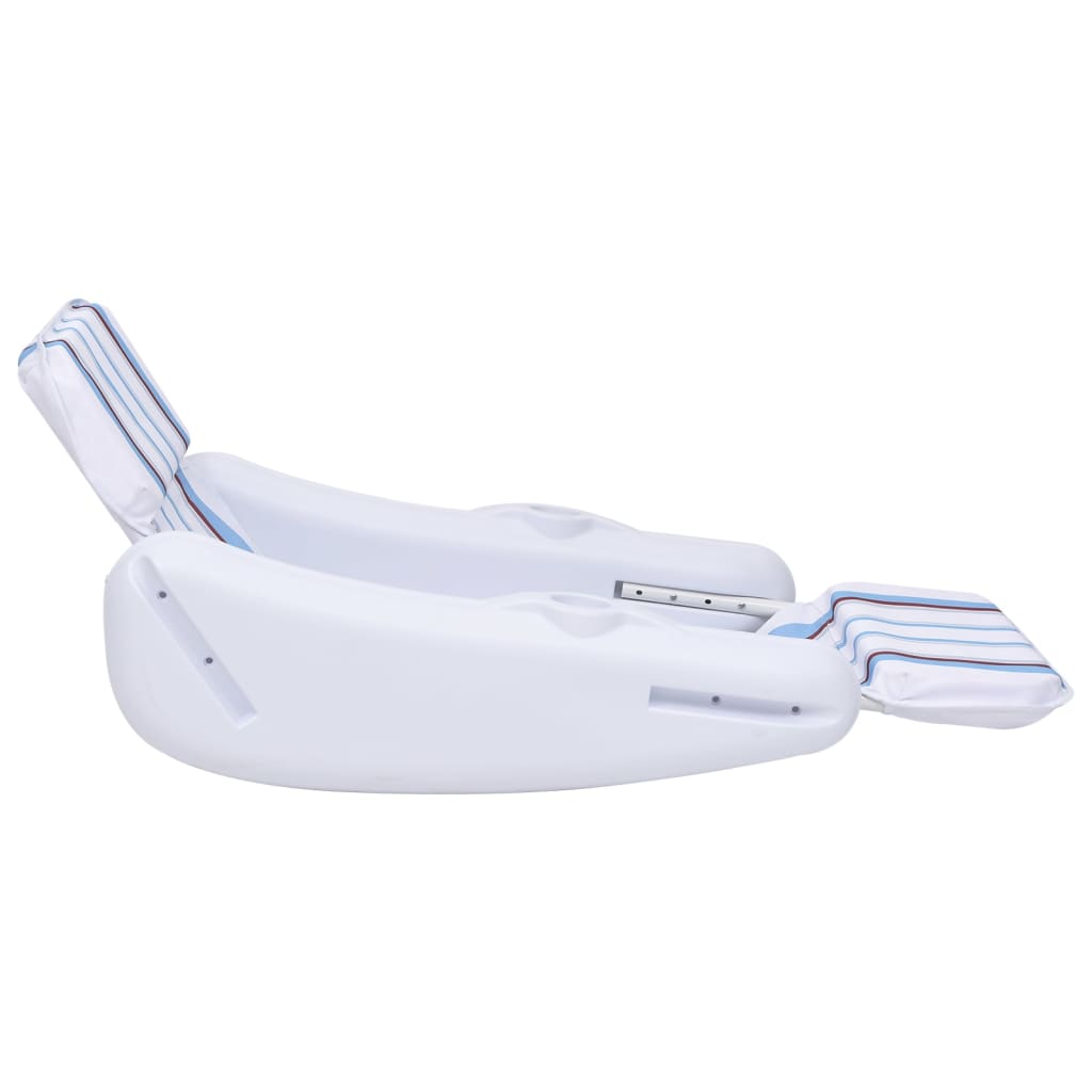 Vidaxl swimmingpoolstol flyder 140x83x60 cm