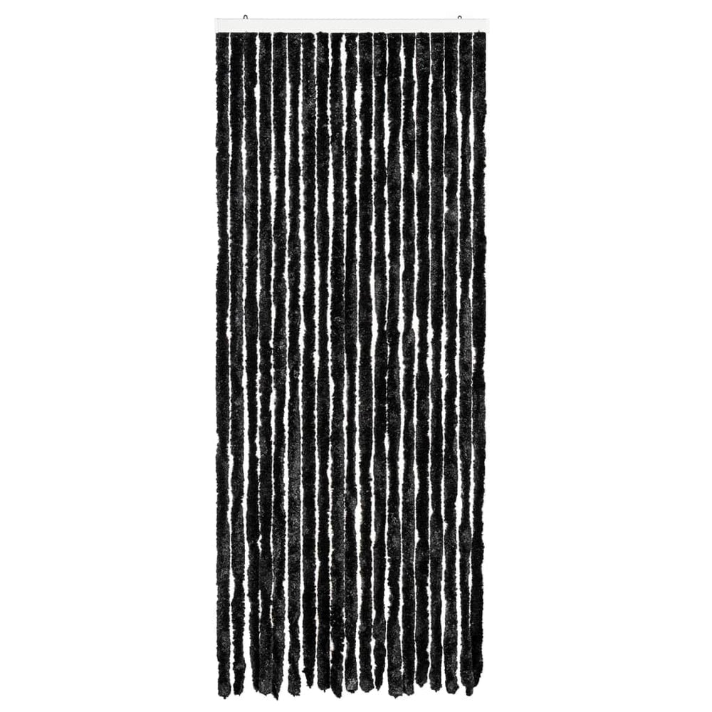 Cortina de mosca vidaxl 56x200 cm chenille antracite