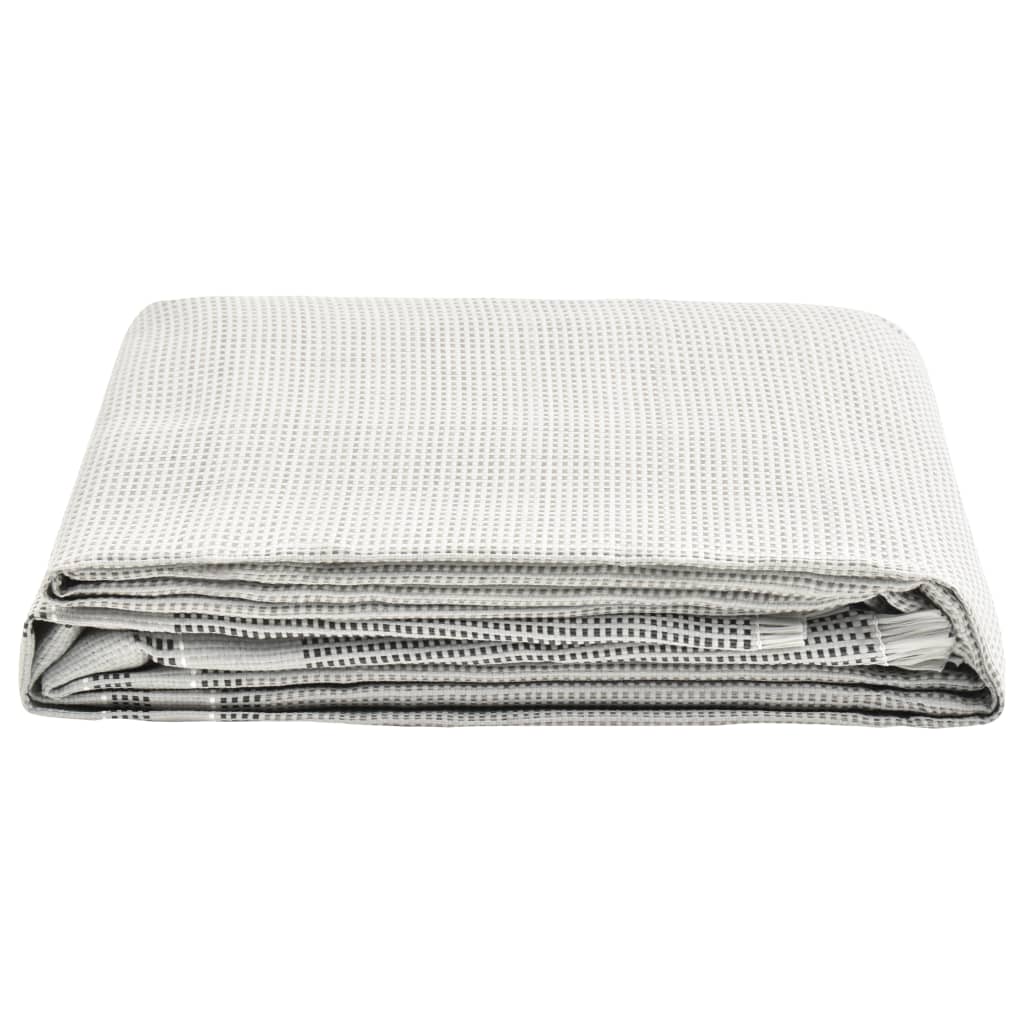 Tapis de tente Vidaxl 350x250 cm gris
