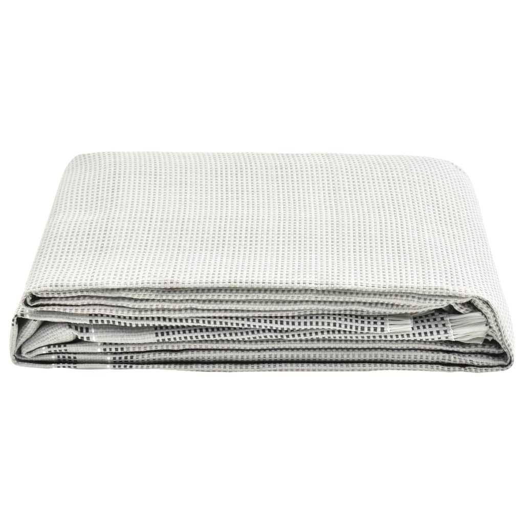 Tapis de tente Vidaxl 450x300 cm gris