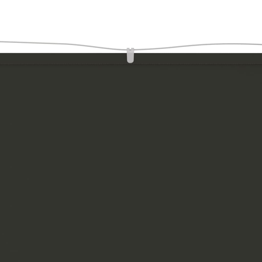 Vidaxl Luifel vertikal 60x420 cm Oxford Fabric Anthrazit -geläutet