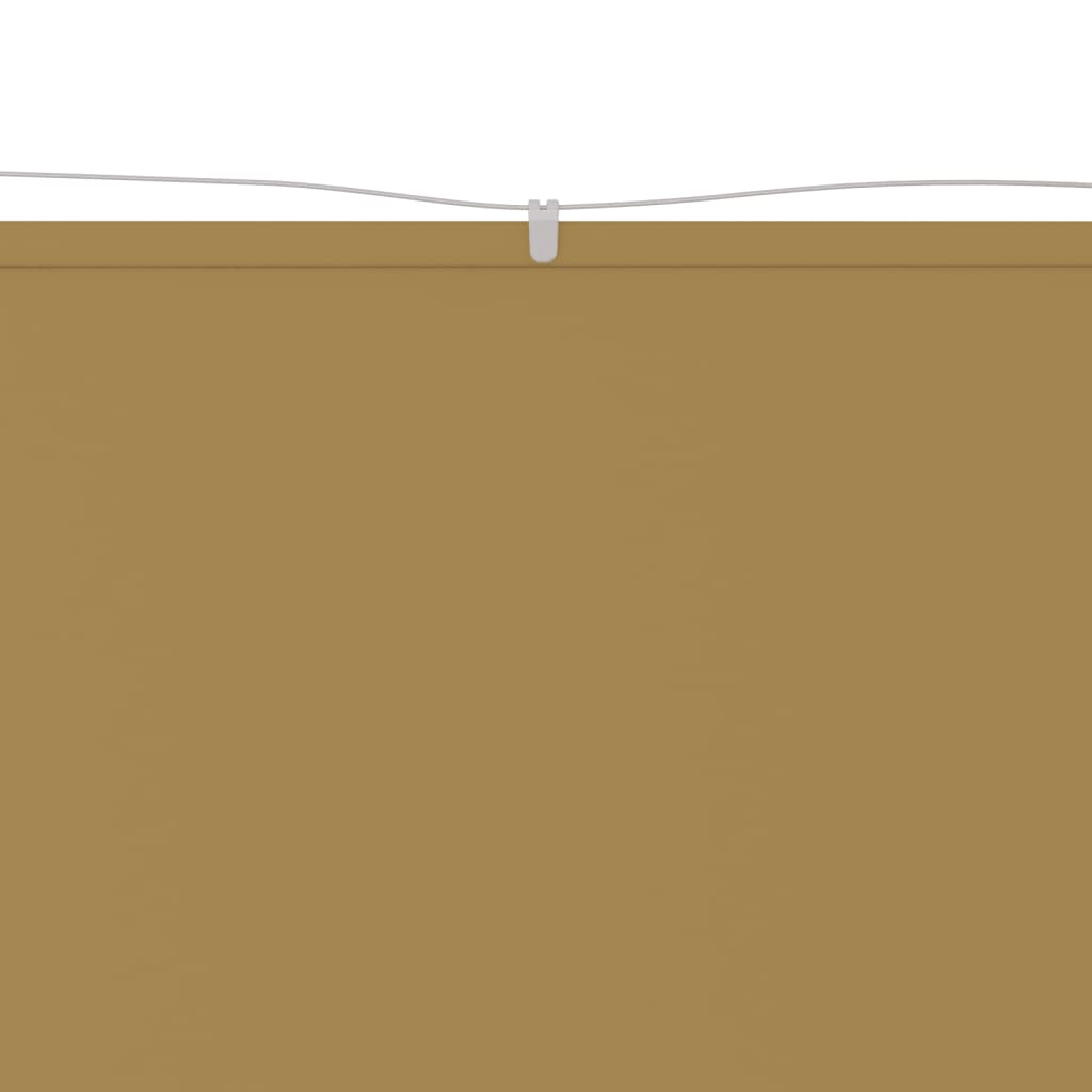 Vidaxl Luifel vertikal 140 x 1000 cm Oxford Stoff Beige