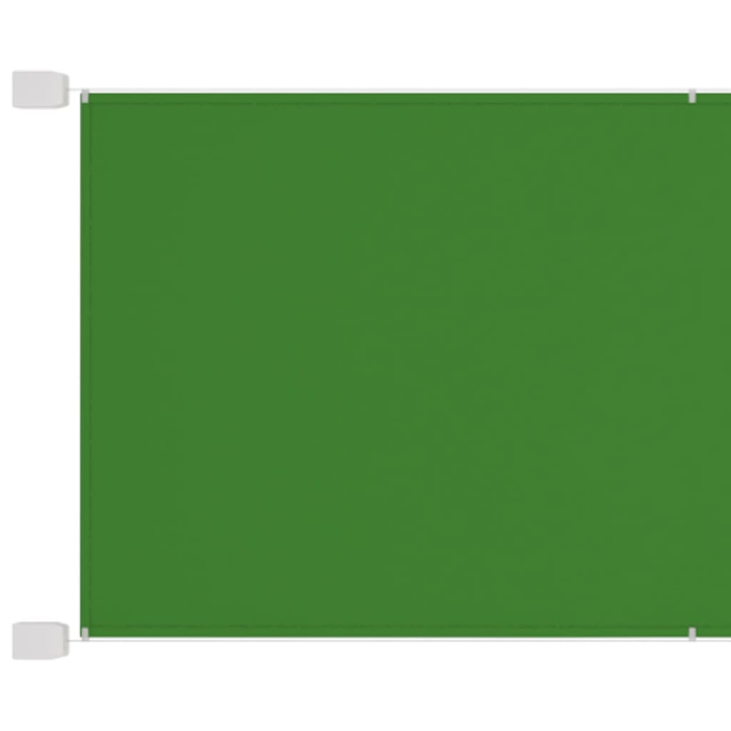 Vidaxl Luifel vertikal 60x1000 cm Oxford Stoff hellgrün